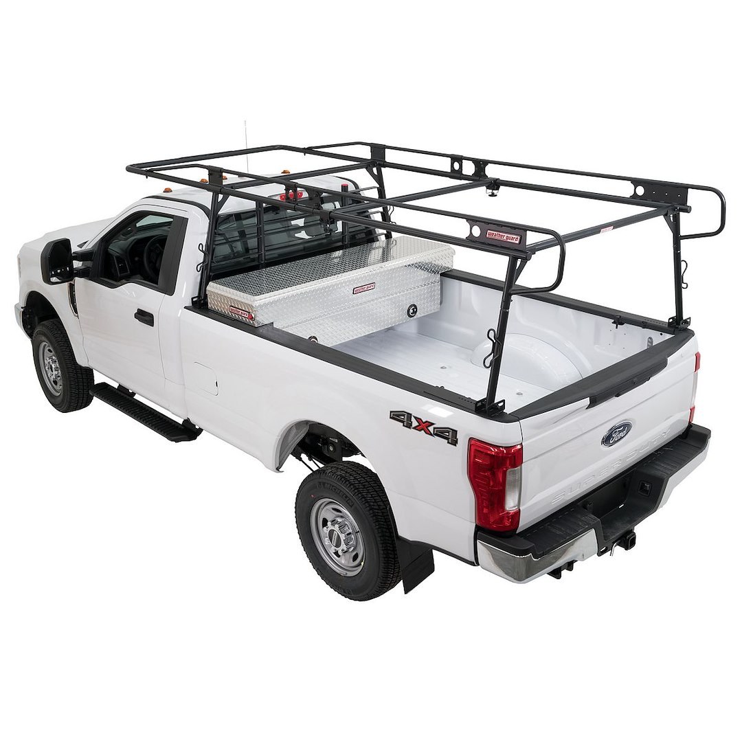 Weather Guard Ladder Rack Cross Bar, For Use with Rack 1275-52-02, Single, Powder Coat, Matte Black, Steel – 1290-52-01