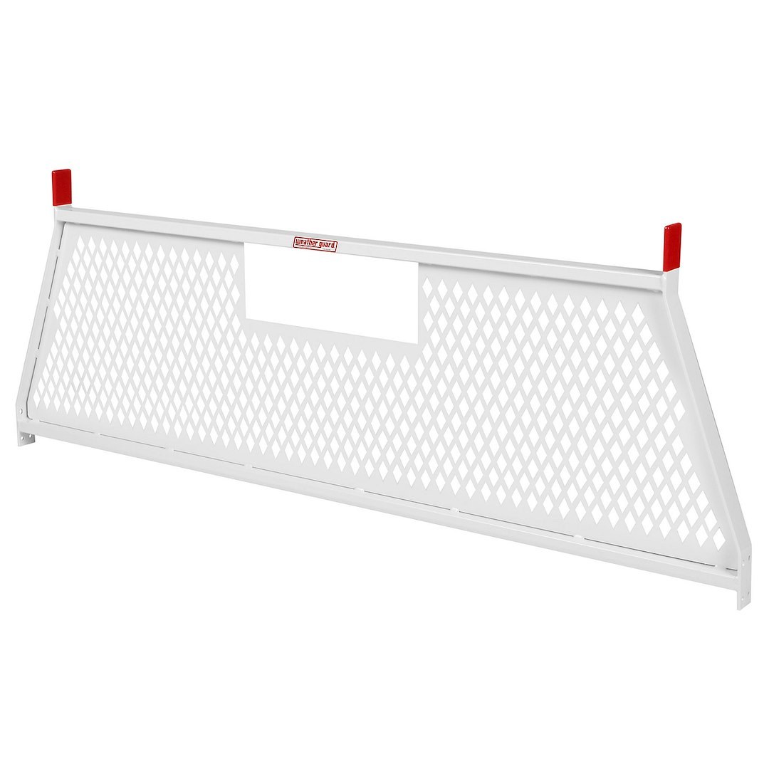Weather Guard Headache Rack, Protect-A-Rail®, Mesh, White, Steel – 1906-3-02