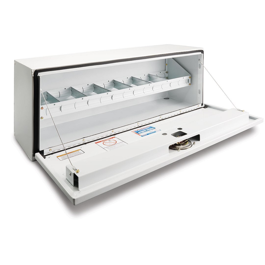 Weather Guard Tool Box Tray, For Hi-Side and Super-Side Boxes, 41-1/2 Inch Length X 9-1/2 Inch Width, With Dividers, Steel – 200-3