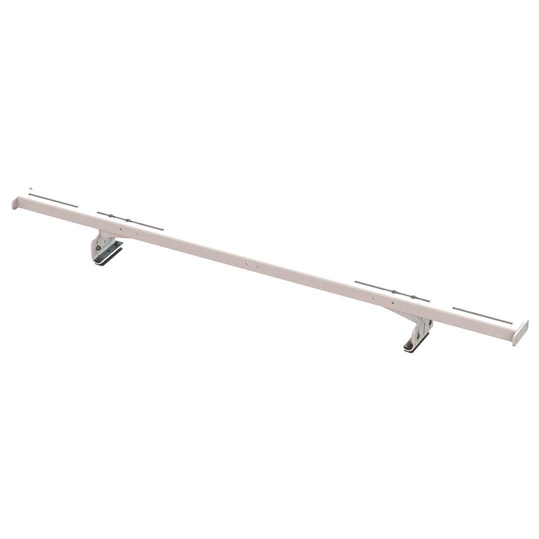 Weather Guard Ladder Rack Cross Bar, Ez Glide 2 ™, For Ez Glide 2 ™, Single, 70 Inch Length, White, Aluminum – 2070-3-01