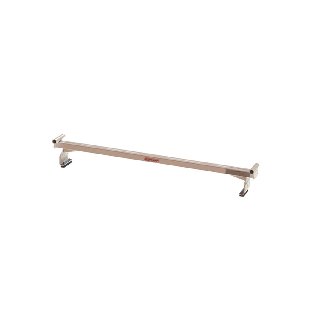 Weather Guard Ladder Rack Cross Bar, Quick Clamp, For Use with Rack 223-3-03/224-3-03, 60 Inch Width, Single Bar, White, Aluminum – 225-3-03