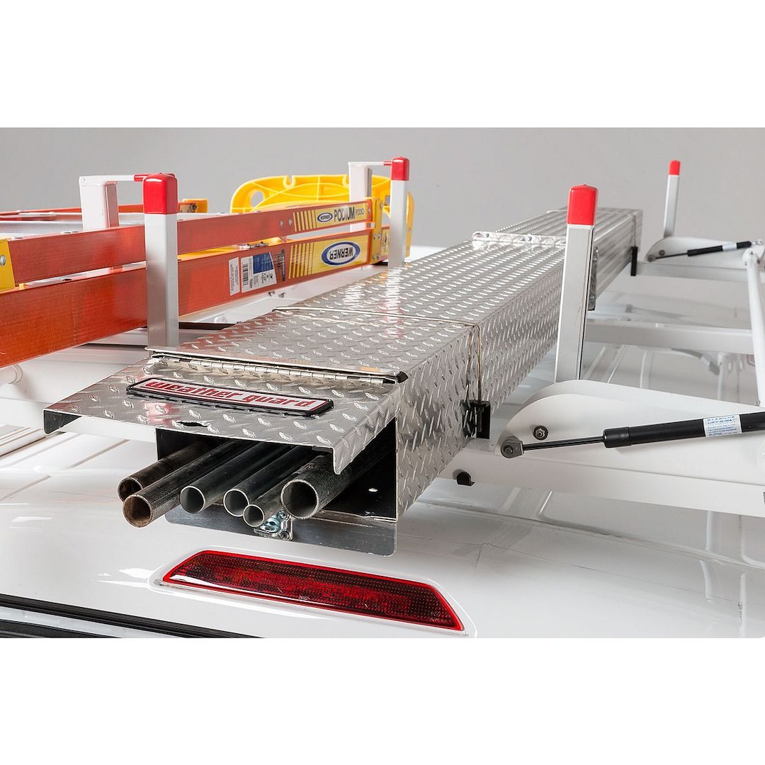 Weather Guard Ladder Rack Conduit Carrier, Full Length Box, 121 Inch Length X 11 Inch Width X 6 Inch Height – 237