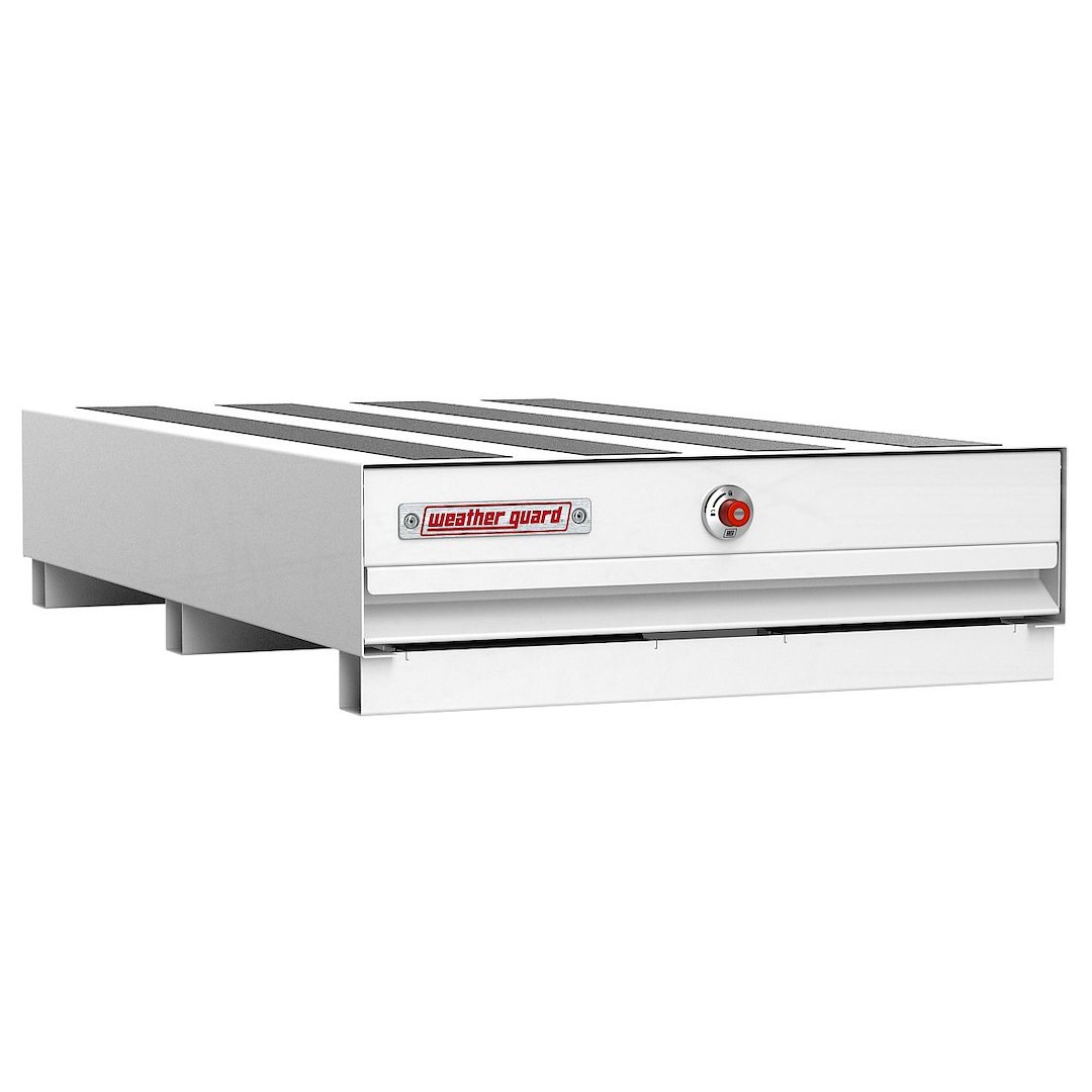 Weather Guard Bed Drawer, Pack Rat ®, 48 Inch Length X 30 Inch Width X 9-1/2 Inch Height, Lateral, One Drawer, Two Compartments, Steel – 307-3-04