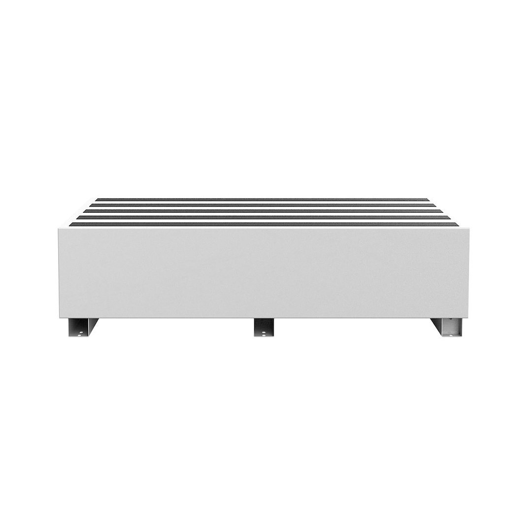 Weather Guard Bed Drawer, Pack Rat ®, 48 Inch Length X 40 Inch Width X 13 Inch Height, Lateral, One Drawer, Two Compartments, Steel, White – 338-3-04