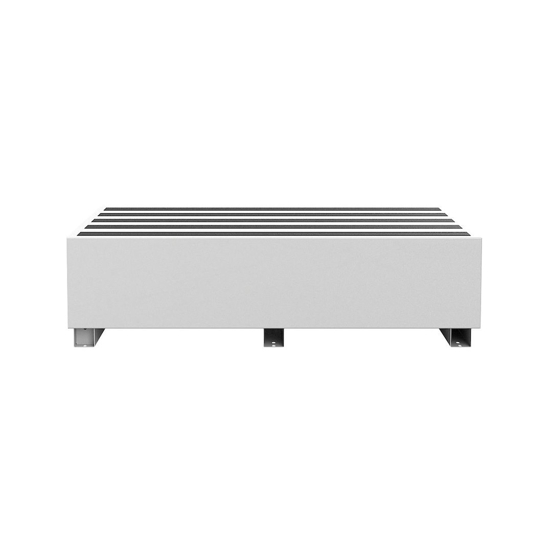 Weather Guard Bed Drawer, Pack Rat ®, 48 Inch Length X 40 Inch Width X 13 Inch Height, Lateral, One Drawer, Two Compartments, Steel, White – 338-3-04