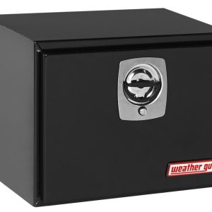 Weather Guard Tool Box, Underbed, Single Door, Smooth, Black, Steel, 24-1/8 Inch Length X 18-1/4 Inch Width X 18-1/8 Inch Height – 524-5-02