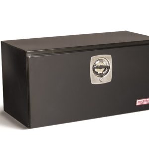 Weather Guard Tool Box, Underbed, Single Door, Smooth, Black, Steel, 36 5/8 Inch Length X 18-1/4 Inch Width X 18-1/8 Inch Height – 536-5-02