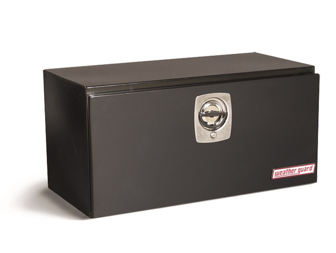Weather Guard Tool Box, Underbed, Single Door, Smooth, Black, Steel, 36 5/8 Inch Length X 18-1/4 Inch Width X 18-1/8 Inch Height – 536-5-02