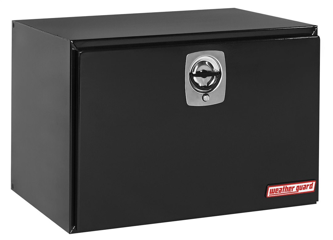 Weather Guard Tool Box, Underbed, Single Door, Smooth, Black, Steel – 538-5-02