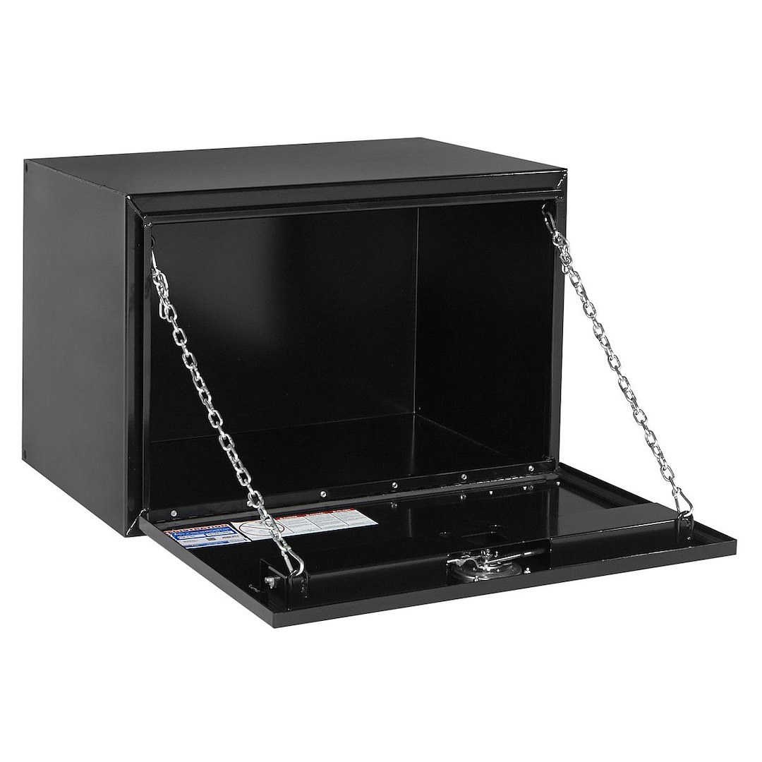Weather Guard Tool Box, Underbed, Single Door, Smooth, Black, Steel – 538-5-02