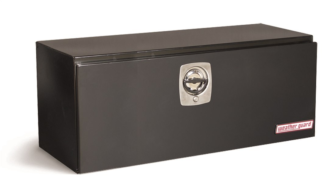 Weather Guard Tool Box, Underbed, Single Door, Smooth, Black, Steel, 48-1/8 Inch Length X 18-1/4 Inch Width X 18-1/8 Inch Height – 548-5-02