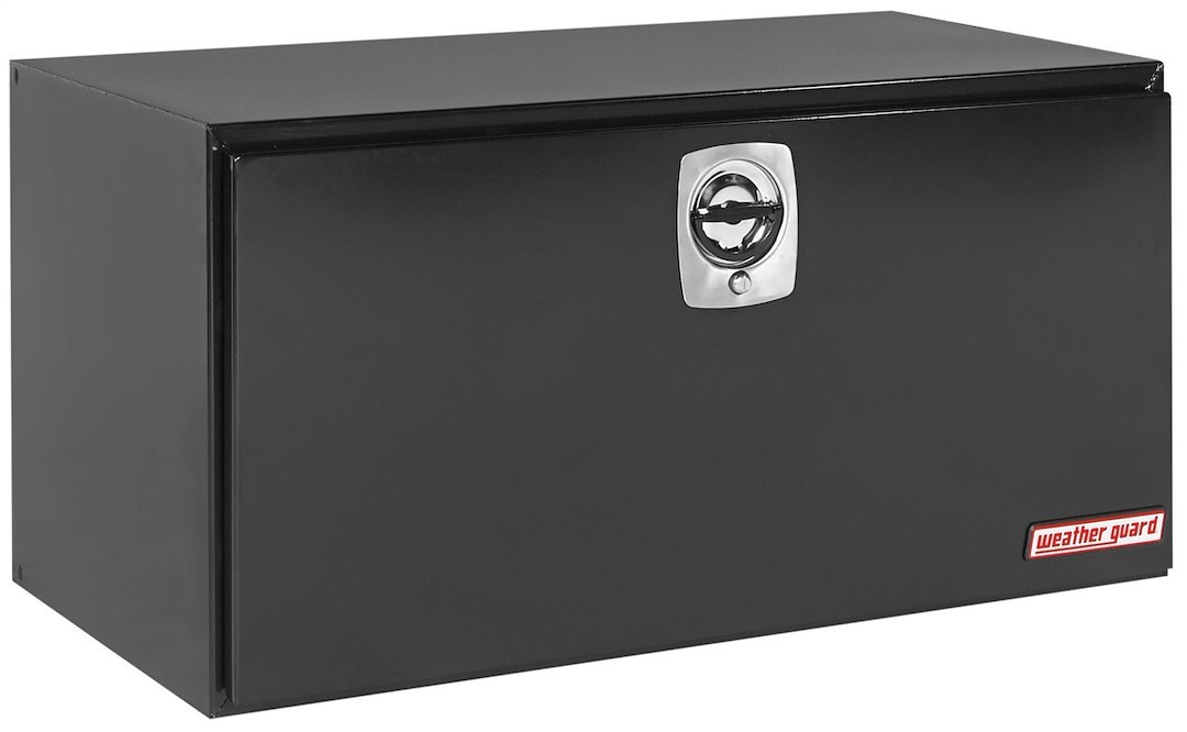 Weather Guard Tool Box, Underbed, Single Door, Smooth, Black, Steel – 550-5-02