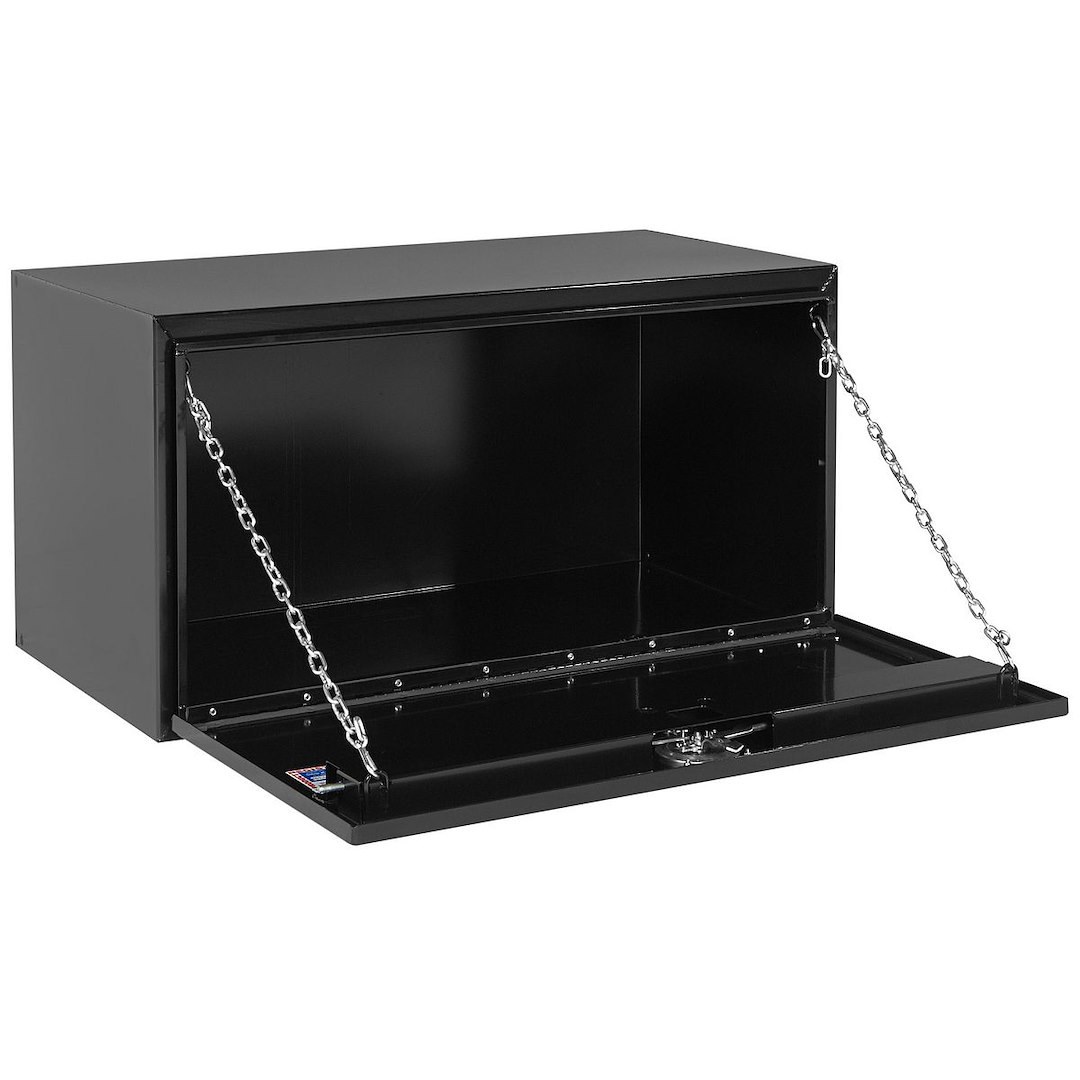 Weather Guard Tool Box, Underbed, Single Door, Smooth, Black, Steel – 550-5-02