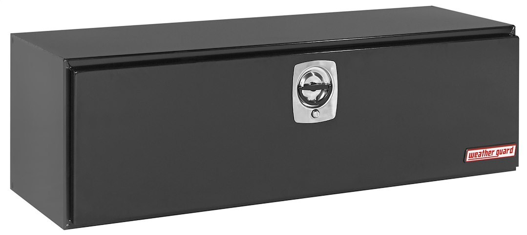Weather Guard Tool Box, Underbed, Single Door, Smooth, Black, Steel, 60-1/8 Inch Length X 18-1/4 Inch Width X 18-1/8 Inch Height – 560-5-02