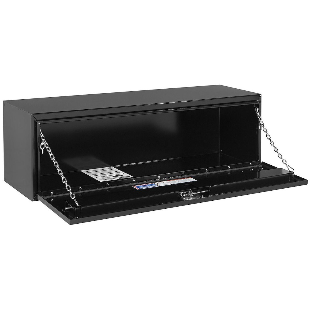 Weather Guard Tool Box, Underbed, Single Door, Smooth, Black, Steel, 60-1/8 Inch Length X 18-1/4 Inch Width X 18-1/8 Inch Height – 560-5-02