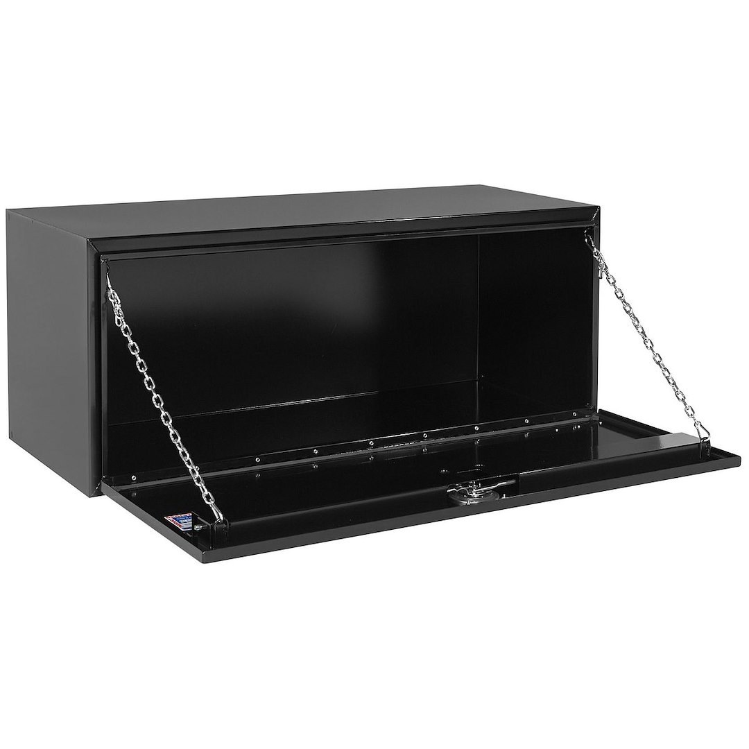 Weather Guard Tool Box, Underbed, Single Door, Smooth, Black, Steel, 60-1/8 Inch Length X 24-1/4 Inch Width X 24 1/8 Inch Height – 562-5-02