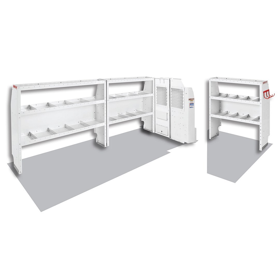 Weather Guard Van Storage System Kit, Commercial Shelving Package – 600-8120L