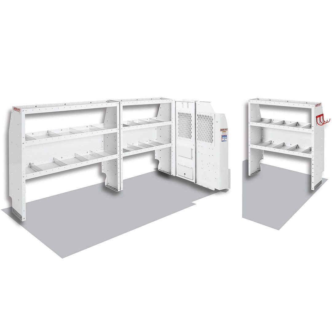 Weather Guard Van Storage System Kit, Commercial Shelving Package – 600-8120R