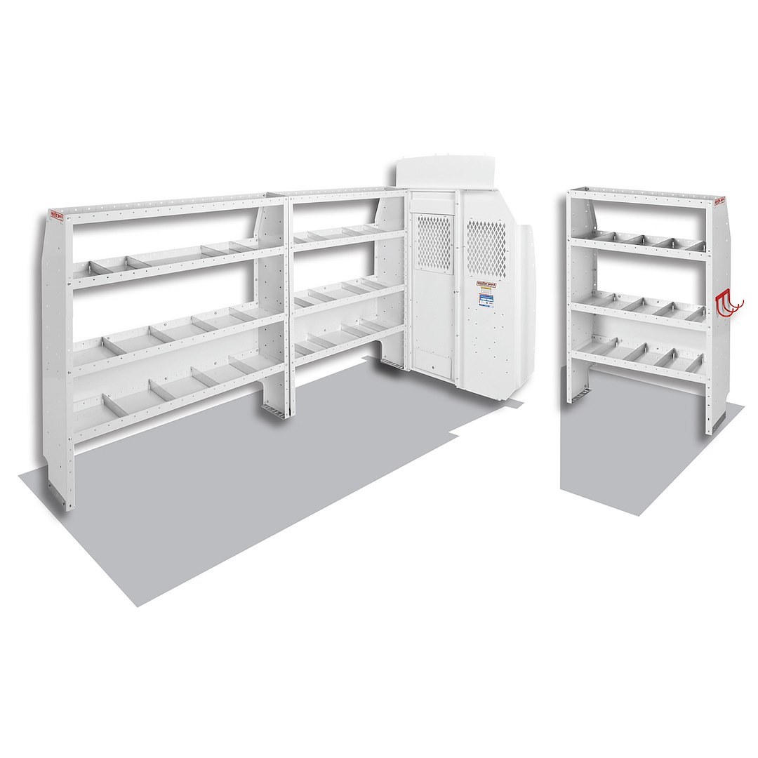 Weather Guard Van Storage System Kit, Commercial Shelving Package – 600-8410L