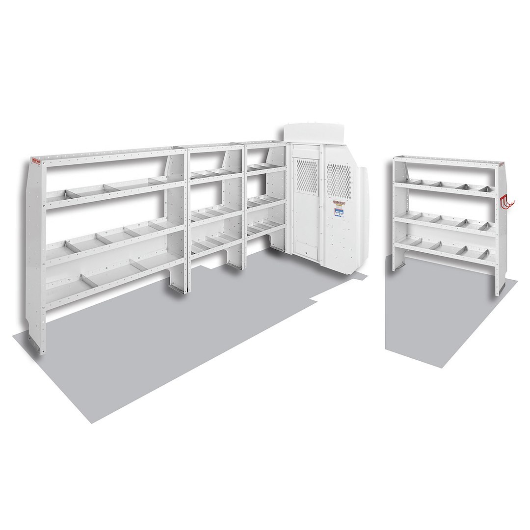 Weather Guard Van Storage System Kit, Commercial Shelving Package – 600-8410X