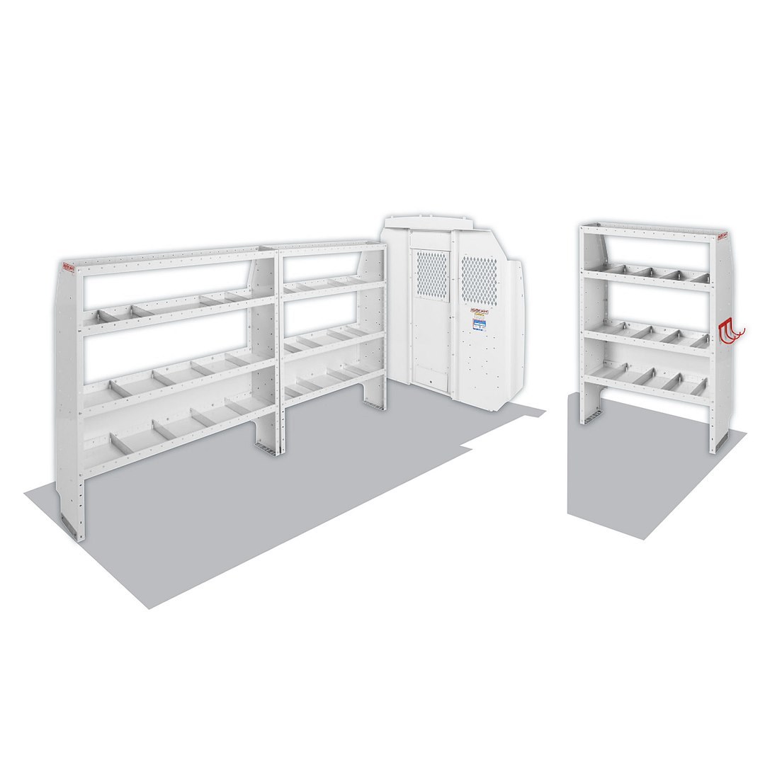 Weather Guard Van Storage System Kit, Commercial Shelving Package – 600-8440L