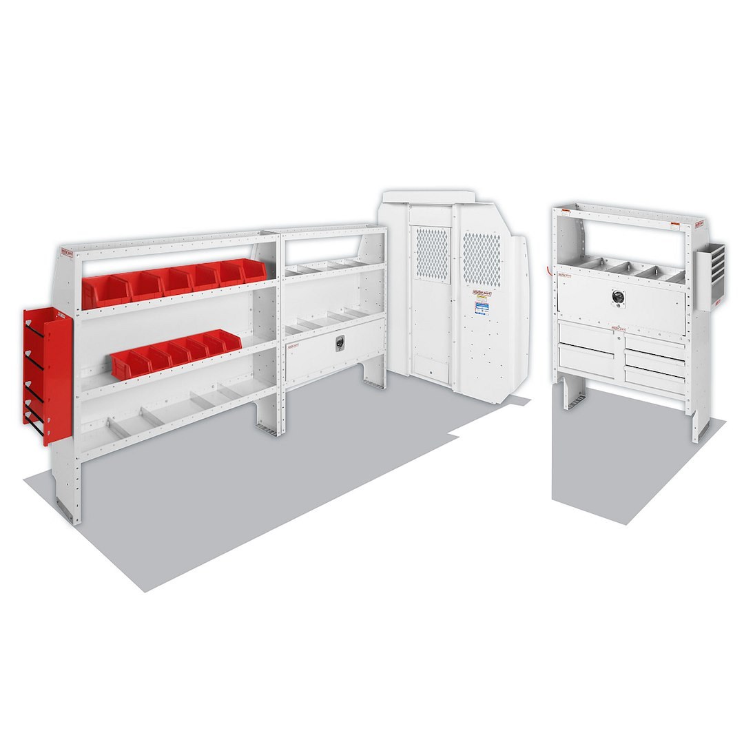 Weather Guard Van Storage System Kit, Electrical Contractor Package – 600-8444L
