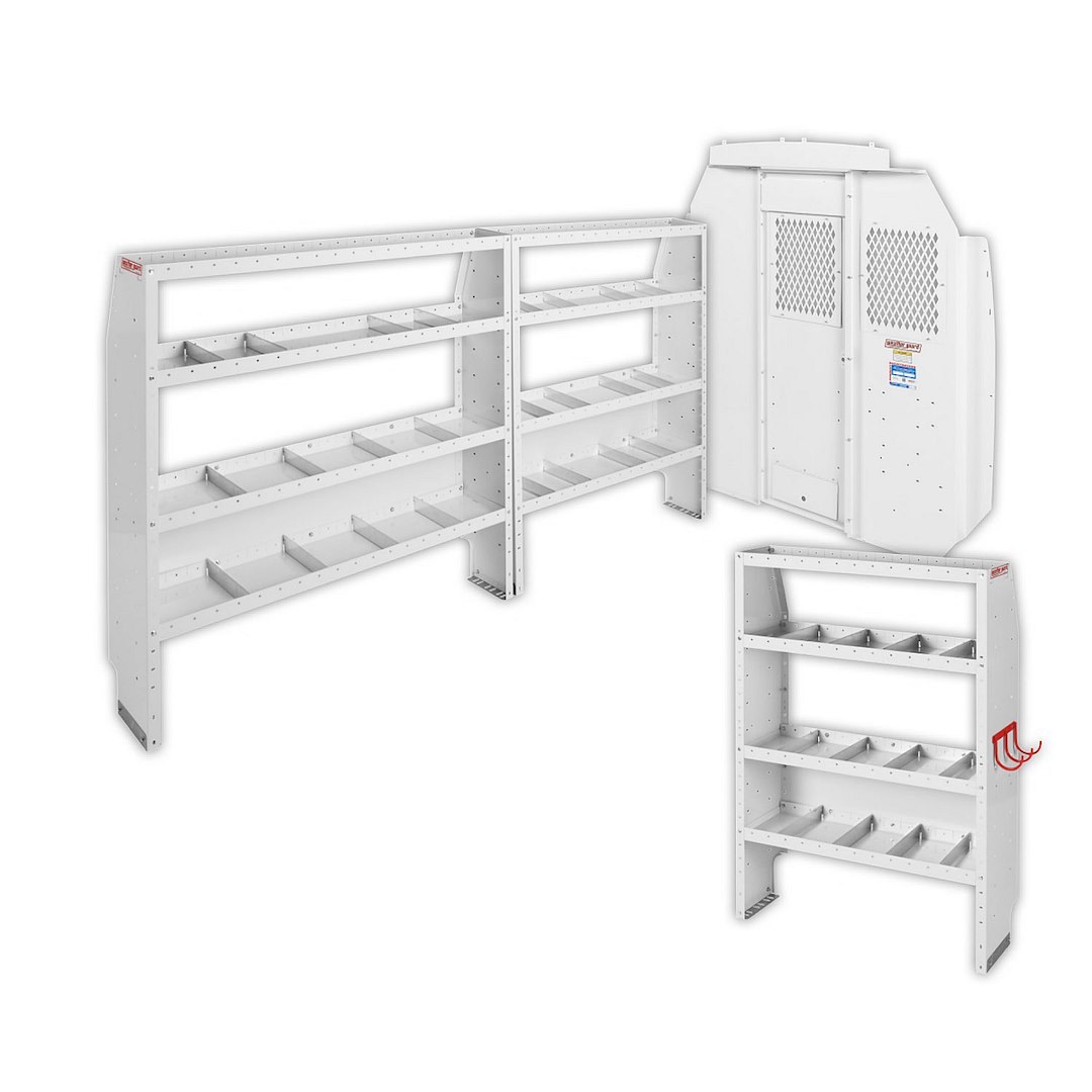 Weather Guard Van Storage System Kit, Commercial Shelving Package – 600-8450R