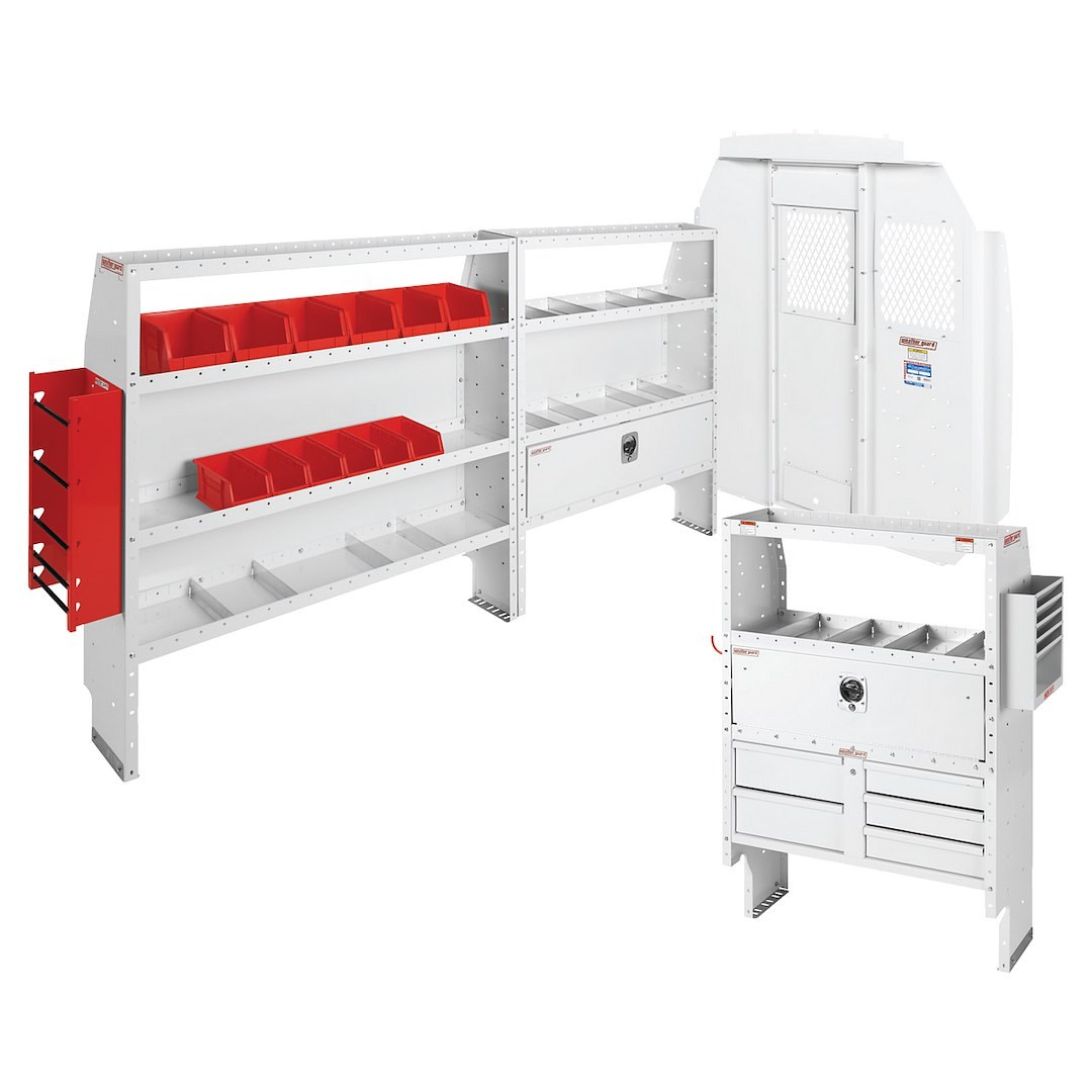 Weather Guard Van Storage System Kit, Electrical Contractor Package – 600-8454R