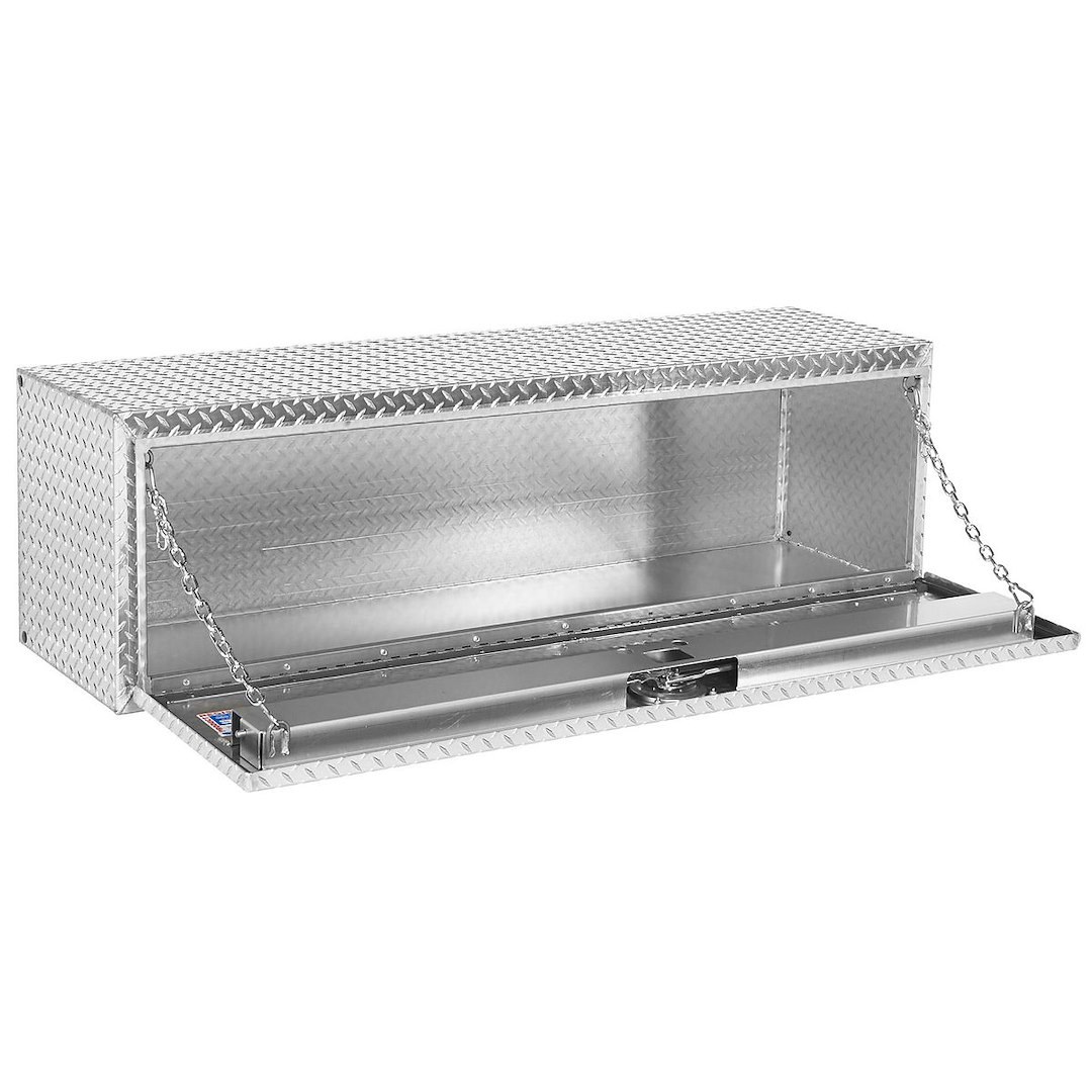 Weather Guard Tool Box, Underbed, Single Door, Diamond Tread, Bright, Aluminum, 60-1/8 Inch Length X 18 Inch Width X 18 Inch Height – 660-0-02