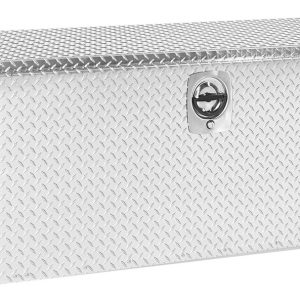 Weather Guard Tool Box, Underbed, Single Door, Diamond Tread, Bright, Aluminum, 60-1/8 Inch Length X 24 Inch Width X 24 Inch Height – 662-0-02