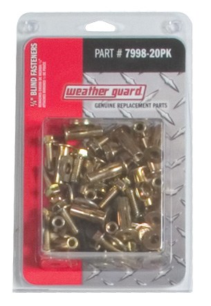 Weather Guard Rivet, Blind Fastener, 1/4 Inch, 20 Pack – 7998-20PK