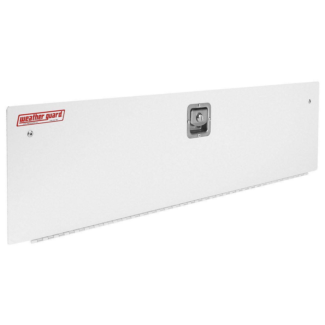 Weather Guard Van Storage System Shelf Door, Knockdown, For 42-1/4 Inch Shelf Unit, Lockable, Steel, White – 8502-3-01