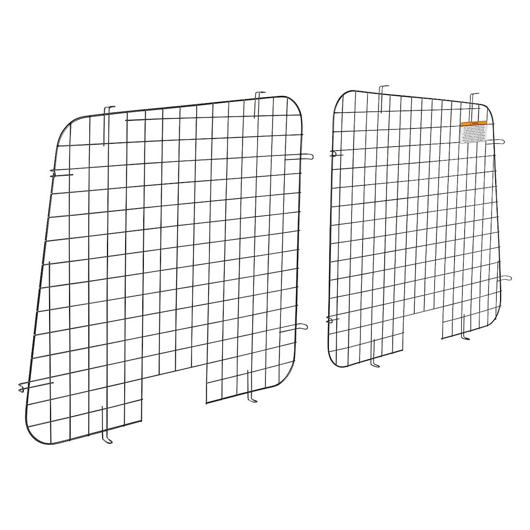 Weather Guard Window Guard, Rear Van Door, Powder Coated, Black, Steel, With Mounting Hardware, Set of 2 – 88028