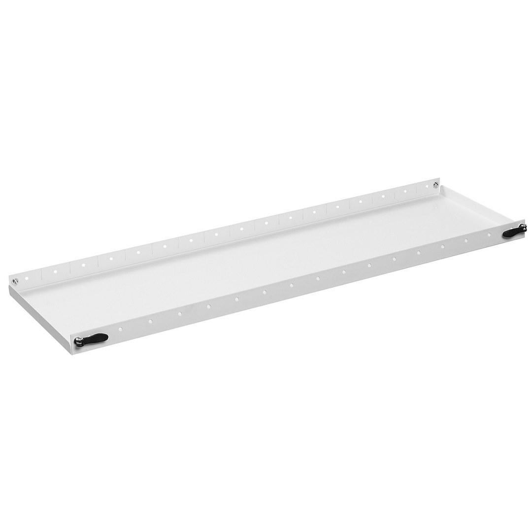 Weather Guard Van Storage System Shelf, Rapid Mount ™, 52 Inch Length X 16 Inch Depth, 2 Inch Lip, Without Dividers, White – 9165-3-01