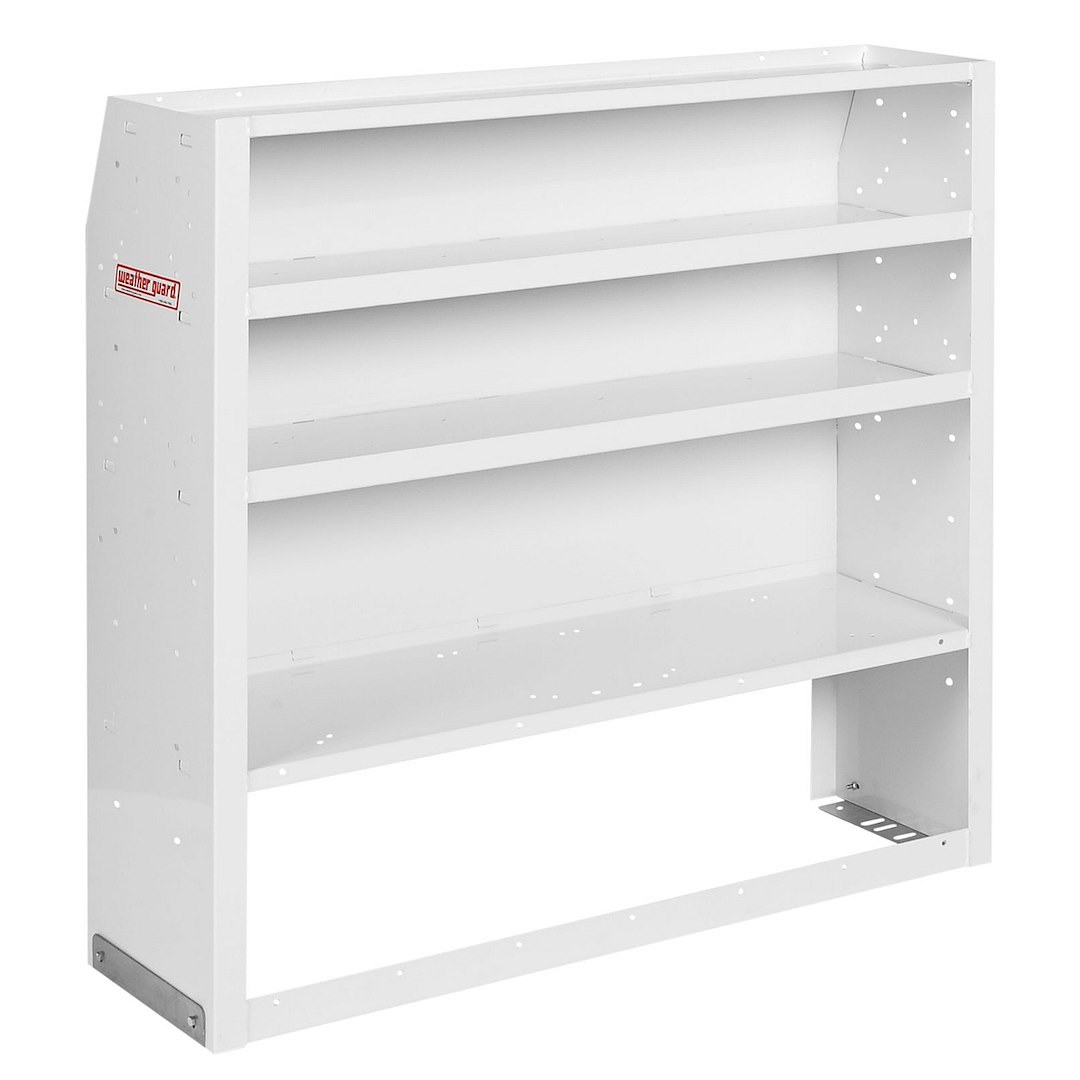 Weather Guard Van Storage System Shelf Unit, Ez Cube, 42 Inch Length X 43-3/4 Inch Height X 13-3/4 Inch Depth, Tapered End Panels – 9400-3-01