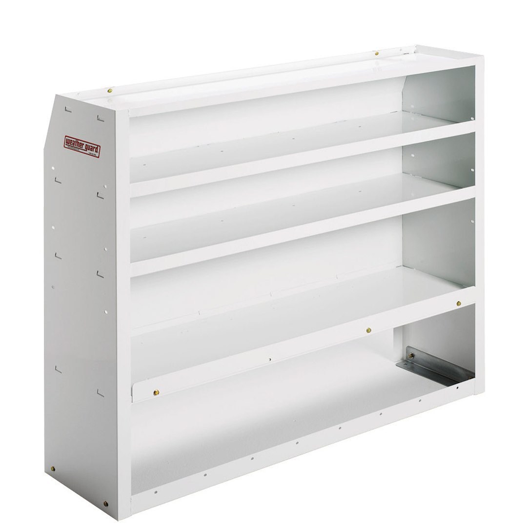 Weather Guard Van Storage System Shelf Unit, Ez Cube, 51 Inch Length X 43-3/4 Inch Height X 13-3/4 Inch Depth, Tapered End Panels – 9452-3-01