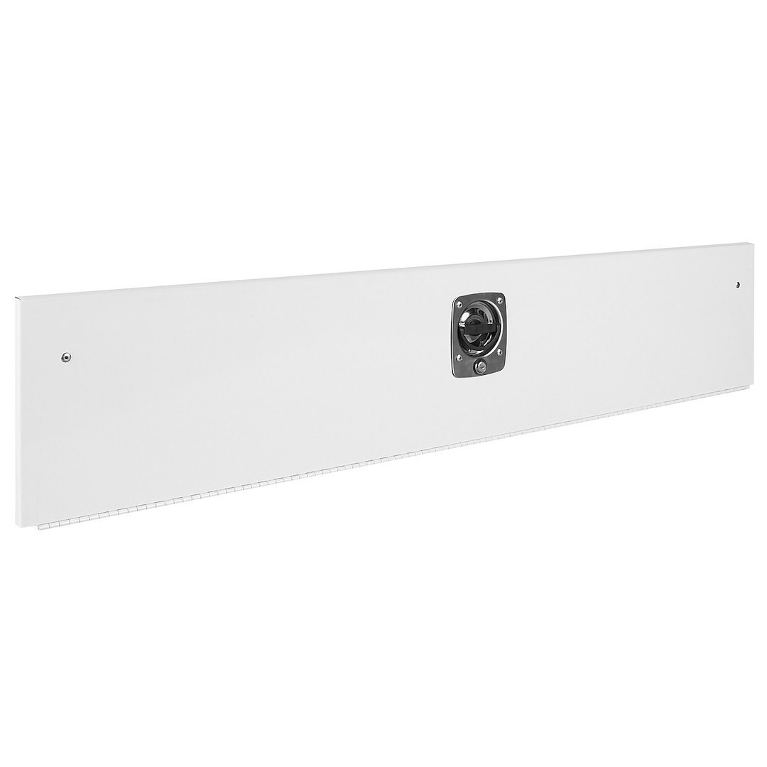 Weather Guard Van Storage System Shelf Door, Rapid Mount ™, 60 Inch Width X 11 Inch Height, Lockable, Steel, White – 9506-3-01