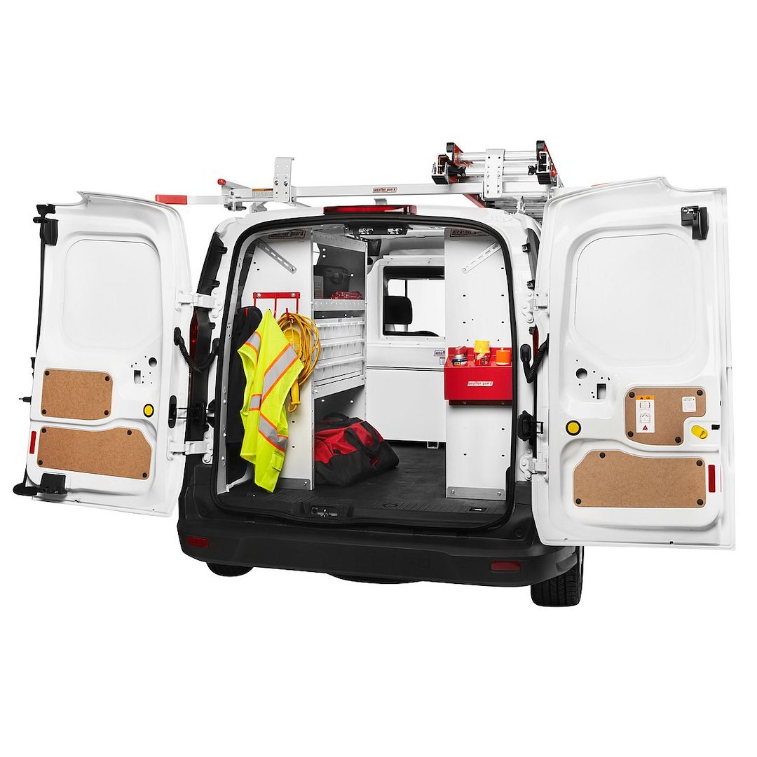 Weather Guard Van Storage System Shelf Back Panel, Rapid Mount ™, 36 Inch Width X 14-1/2 Inch Height, Steel, White – 9603-3-01