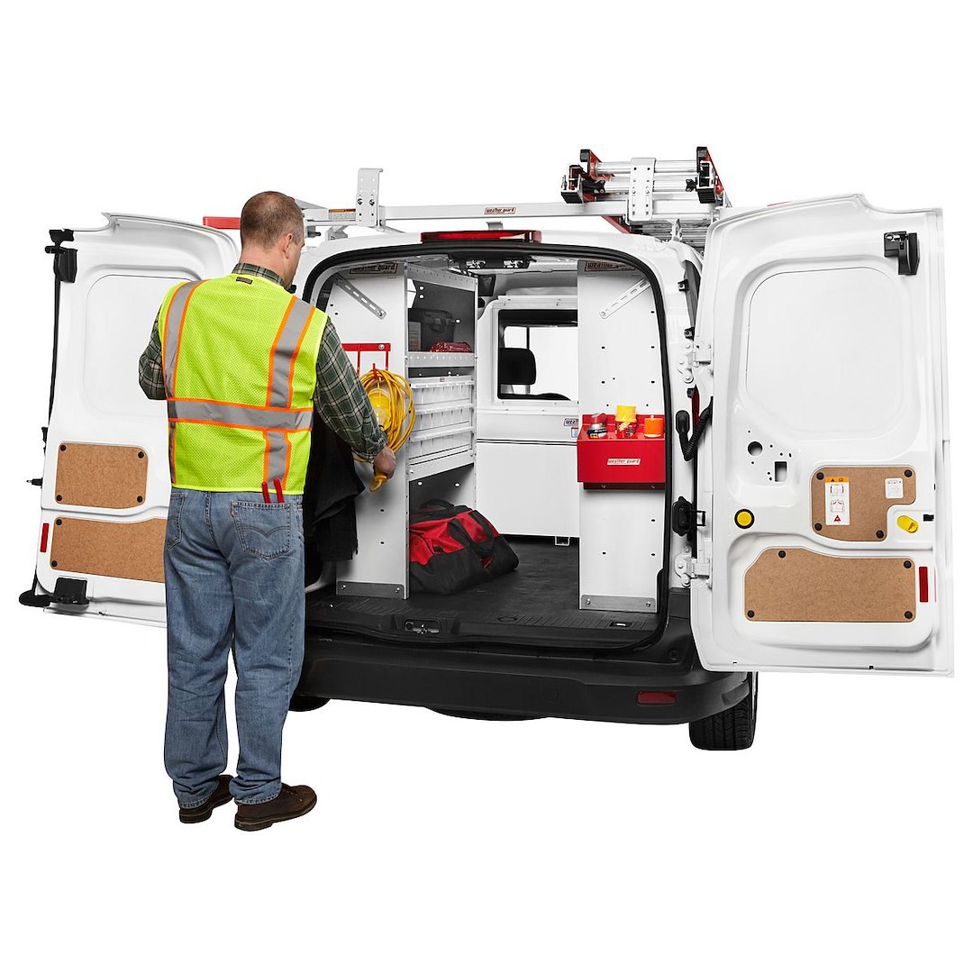 Weather Guard Van Storage System Shelf Back Panel, Rapid Mount ™, 36 Inch Width X 14-1/2 Inch Height, Steel, White – 9603-3-01