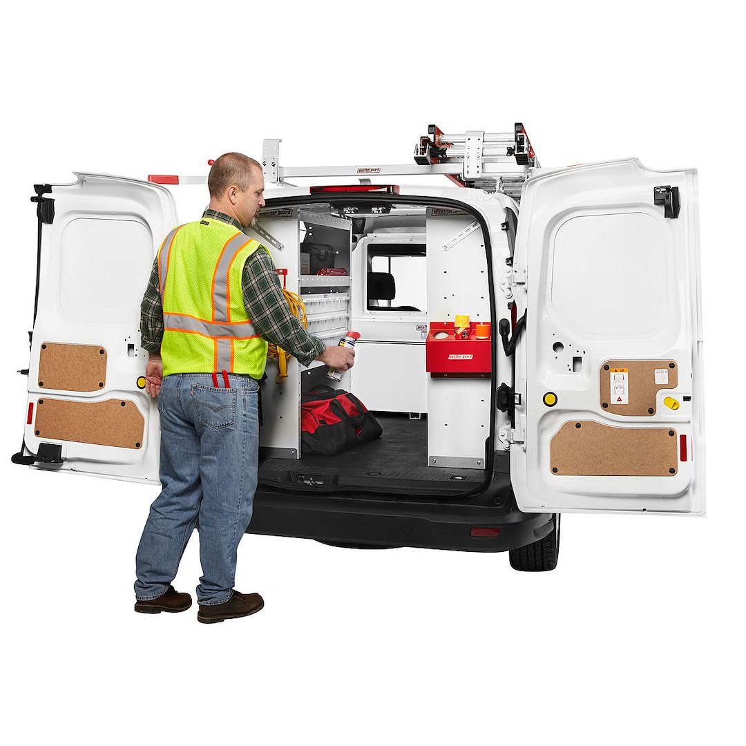 Weather Guard Van Storage System Shelf Back Panel, Rapid Mount ™, 36 Inch Width X 14-1/2 Inch Height, Steel, White – 9603-3-01