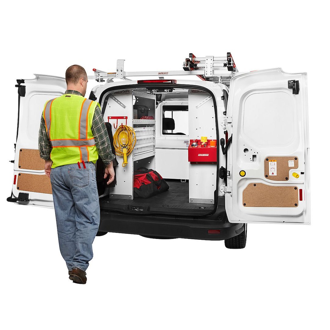 Weather Guard Van Storage System Shelf Back Panel, Rapid Mount ™, 36 Inch Width X 14-1/2 Inch Height, Steel, White – 9603-3-01