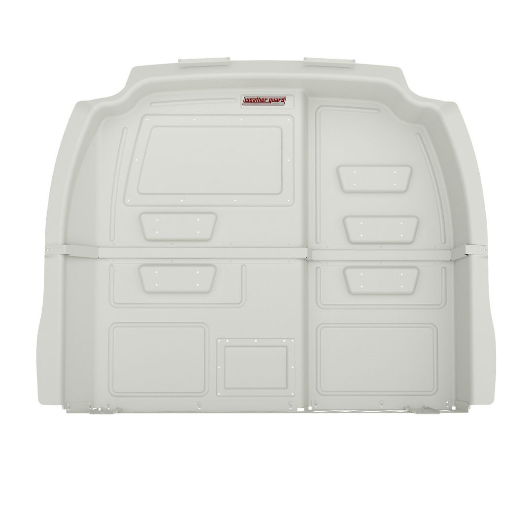 Weather Guard Bulkhead Divider, Cabmax ™, Full Bulkhead, Without Door, White, Composite – 96100-3-01