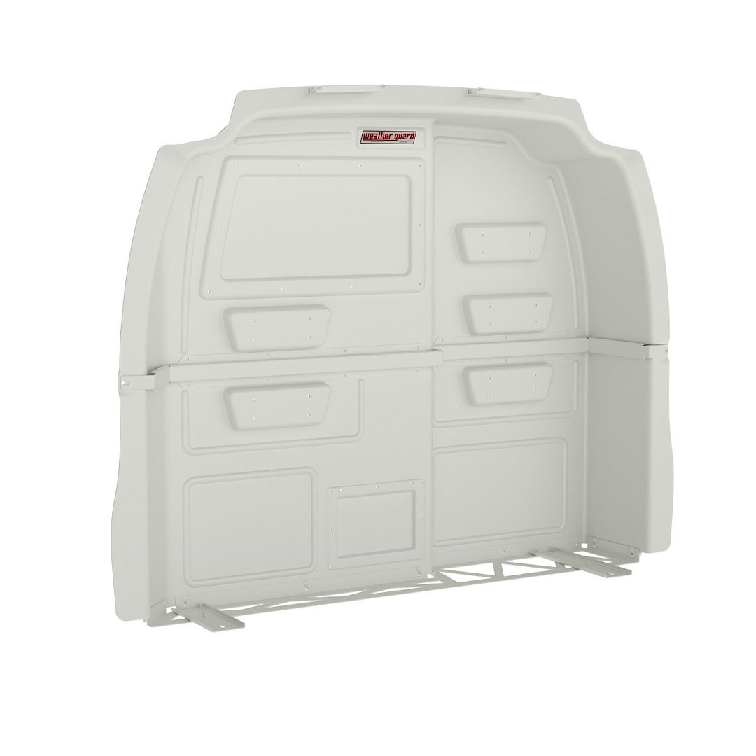 Weather Guard Bulkhead Divider, Cabmax ™, Full Bulkhead, Without Door, White, Composite – 96100-3-01