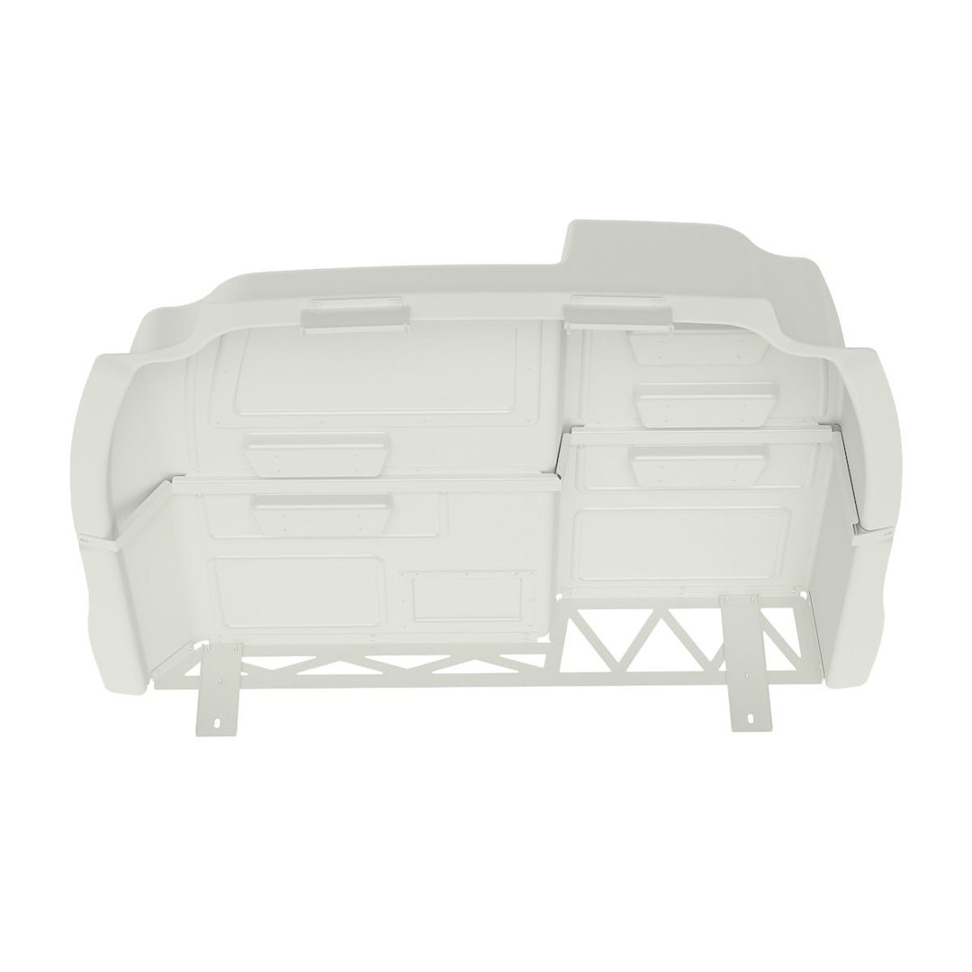 Weather Guard Bulkhead Divider, Cabmax ™, Full Bulkhead, Without Door, White, Composite – 96100-3-01