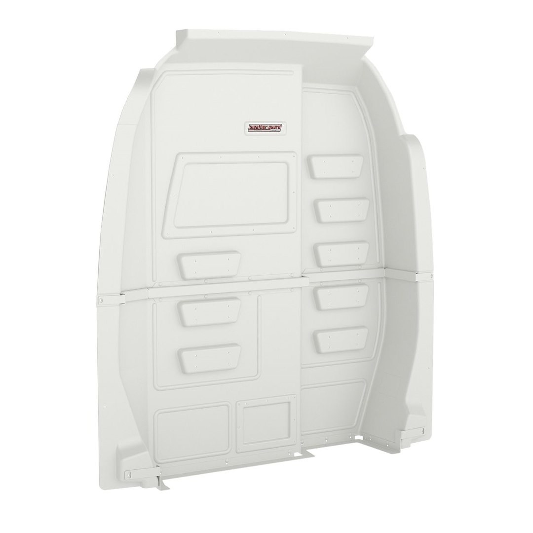 Weather Guard Bulkhead Divider, Cabmax, Full Bulkhead, Without Door, White, Composite – 96123-3-01