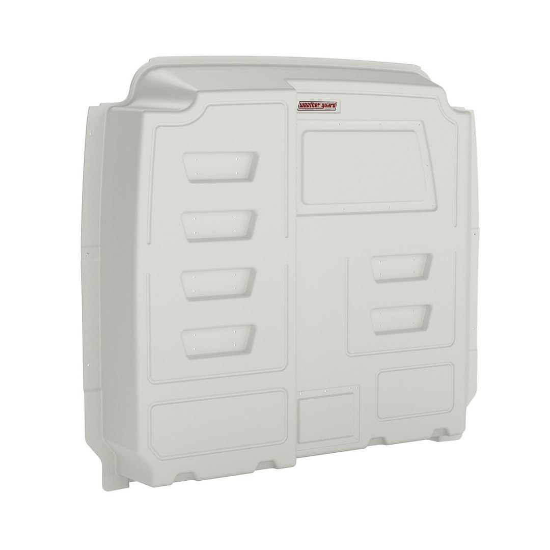 Weather Guard Bulkhead Divider, Cabmax, Full Bulkhead, Without Door, White, Composite – 96140-3-01