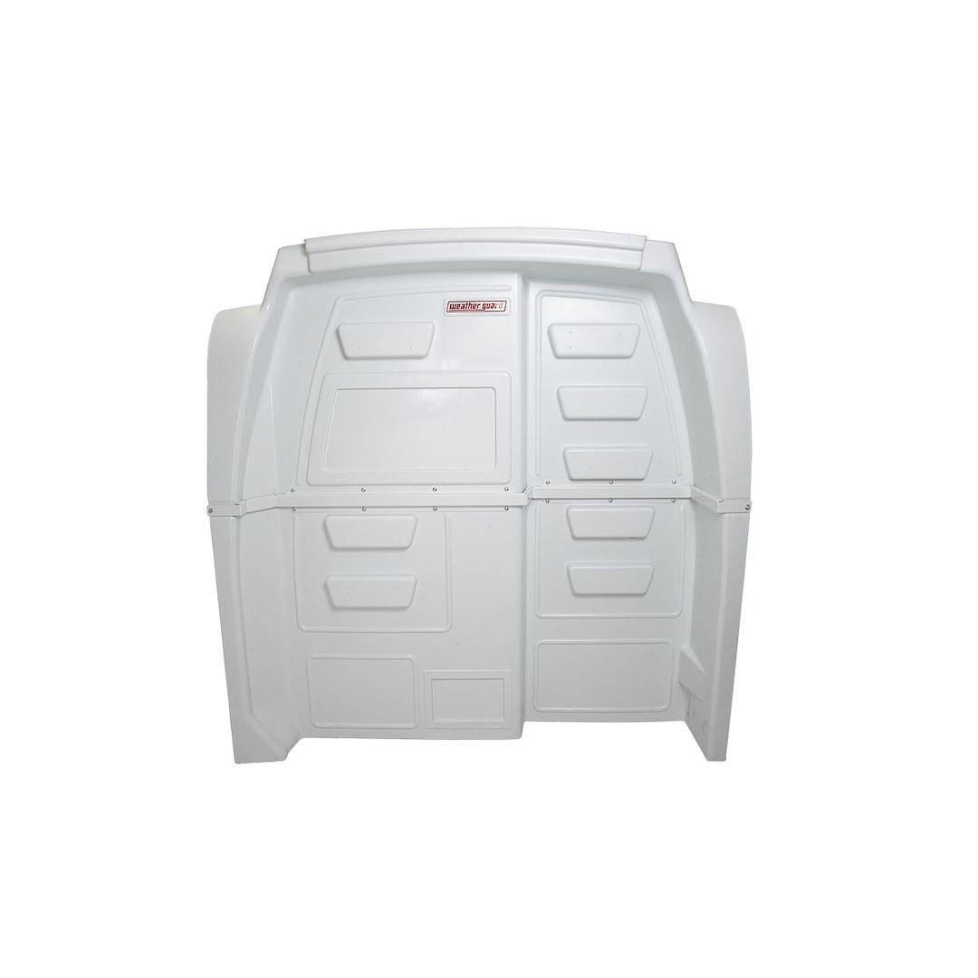 Weather Guard Bulkhead Divider, Cabmax, Full Bulkhead, Without Door, Without Window, White, Composite – 96310-3-01