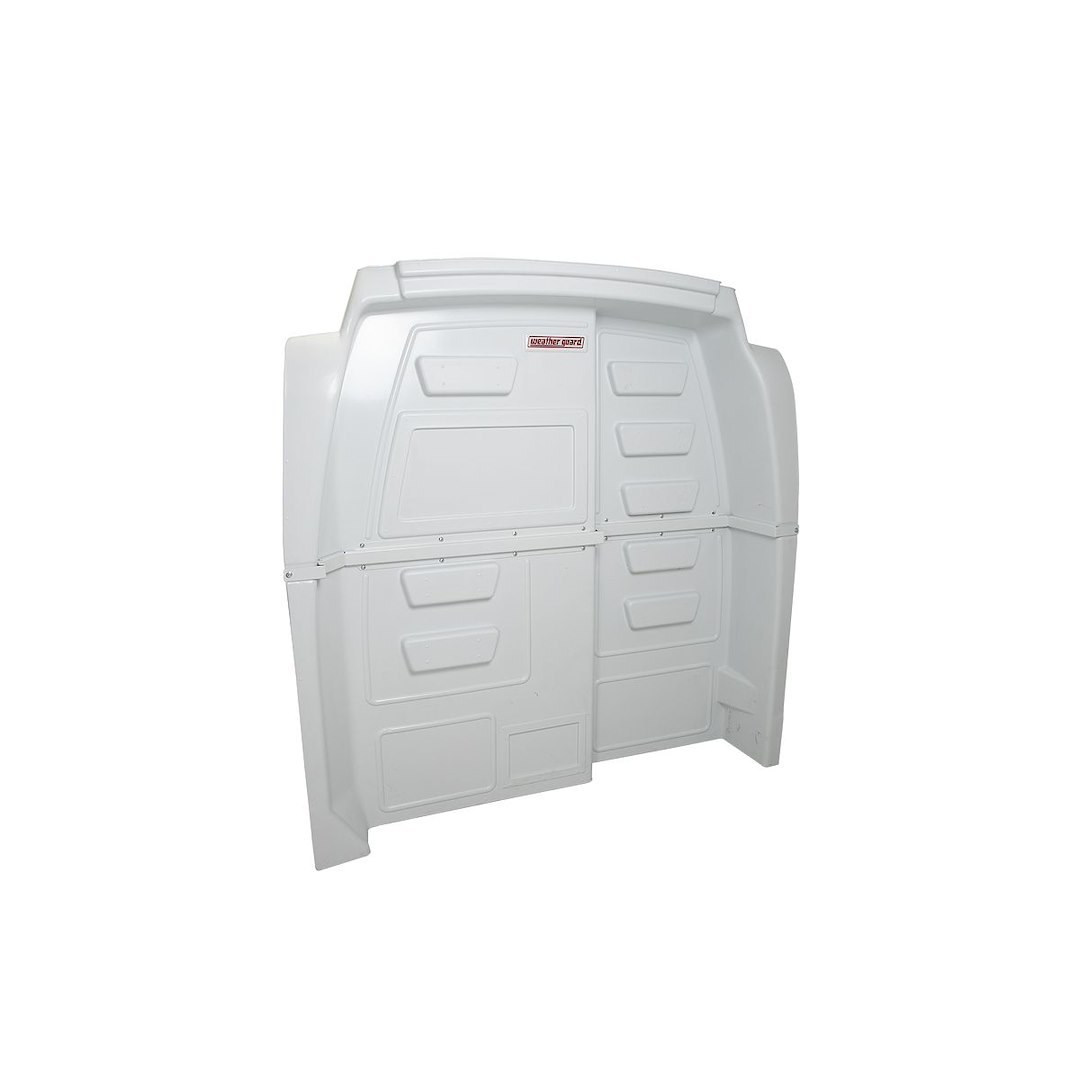 Weather Guard Bulkhead Divider, Cabmax, Full Bulkhead, Without Door, Without Window, White, Composite – 96310-3-01