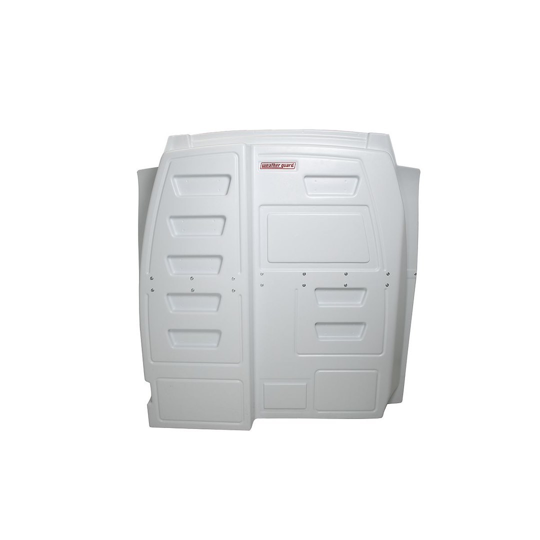 Weather Guard Bulkhead Divider, Cabmax, Full Bulkhead, Without Door, Without Window, White, Composite – 96310-3-01