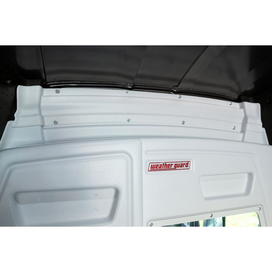 Weather Guard Bulkhead Divider, Cabmax, Full Bulkhead, Without Door, Without Window, White, Composite – 96310-3-01